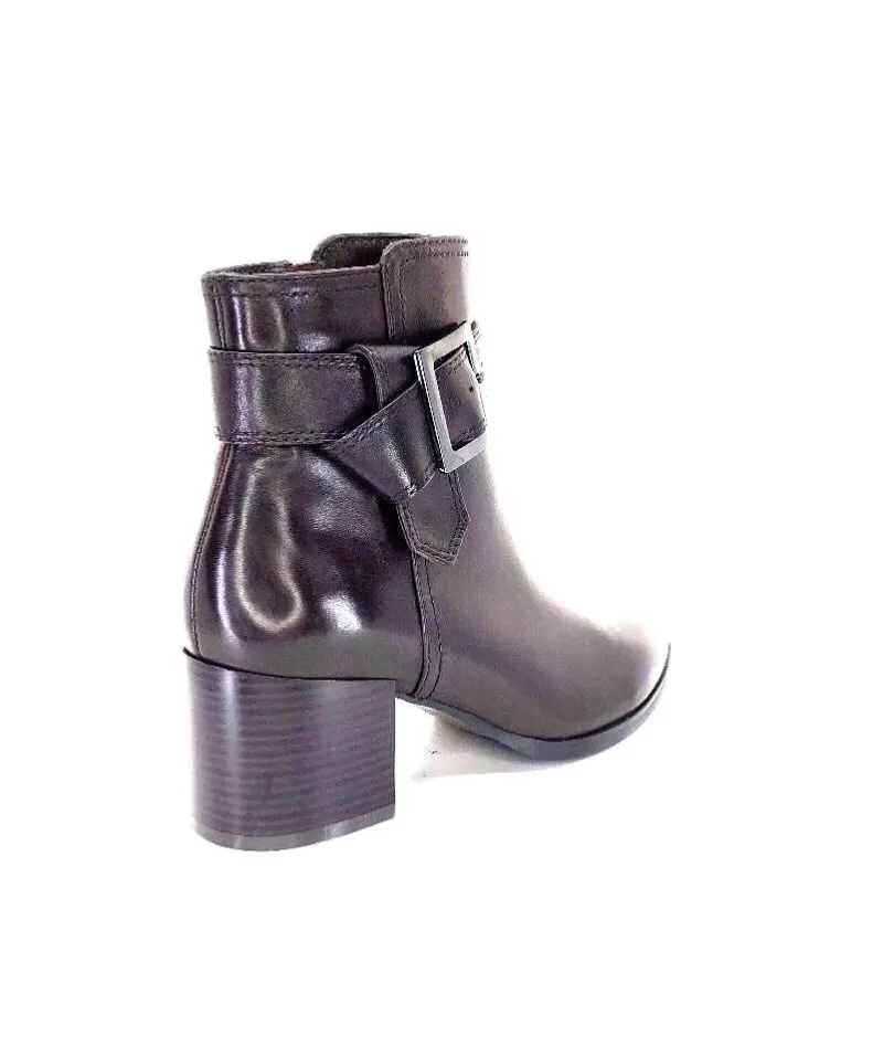 Regarde Le Ciel Taylor Cuir Marron Castagno-Femme Bottines
