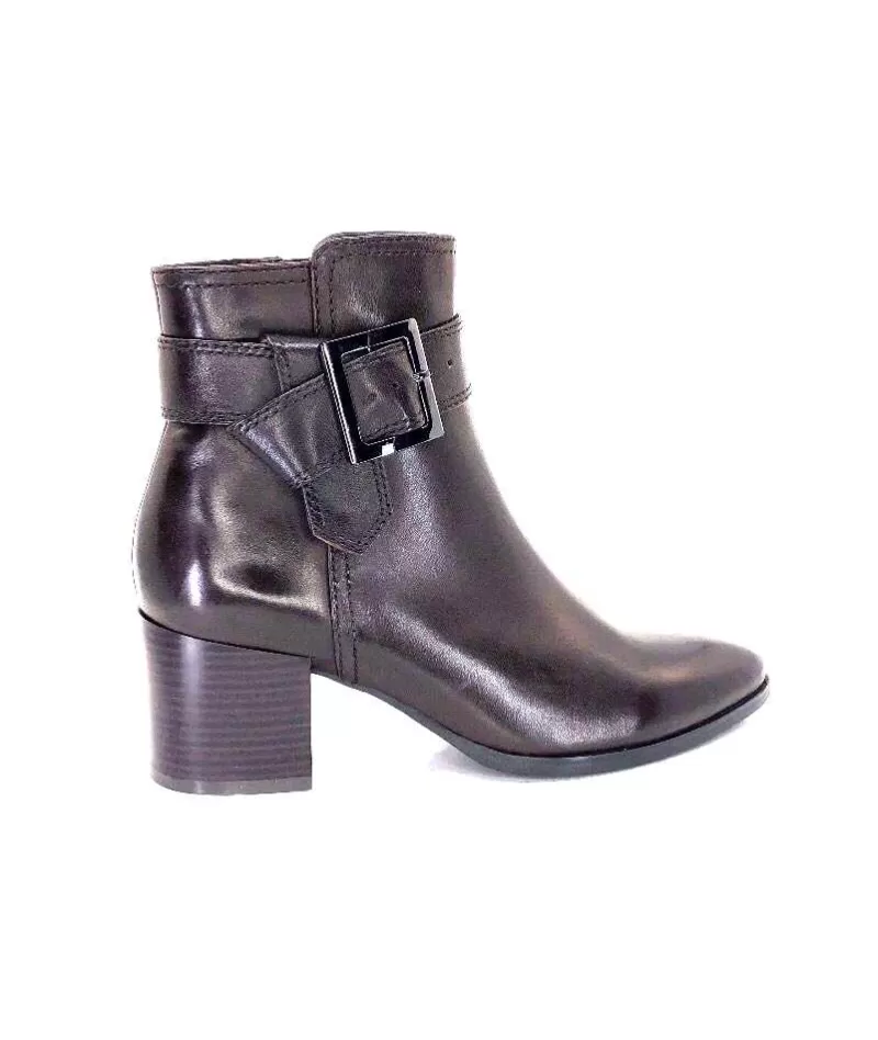 Regarde Le Ciel Taylor Cuir Marron Castagno-Femme Bottines