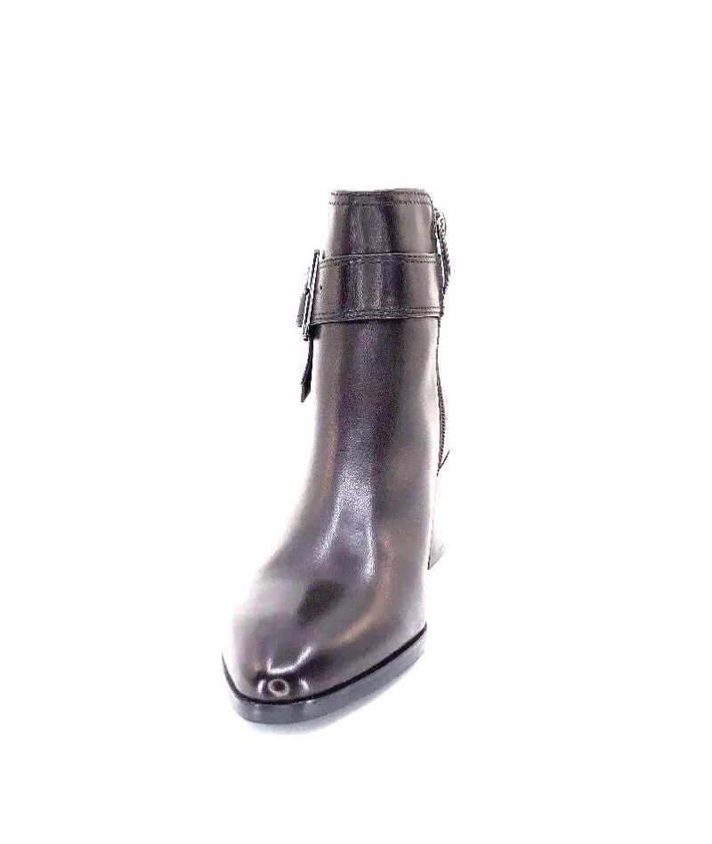 Regarde Le Ciel Taylor Cuir Marron Castagno-Femme Bottines