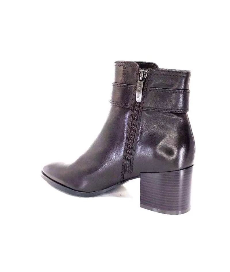 Regarde Le Ciel Taylor Cuir Marron Castagno-Femme Bottines