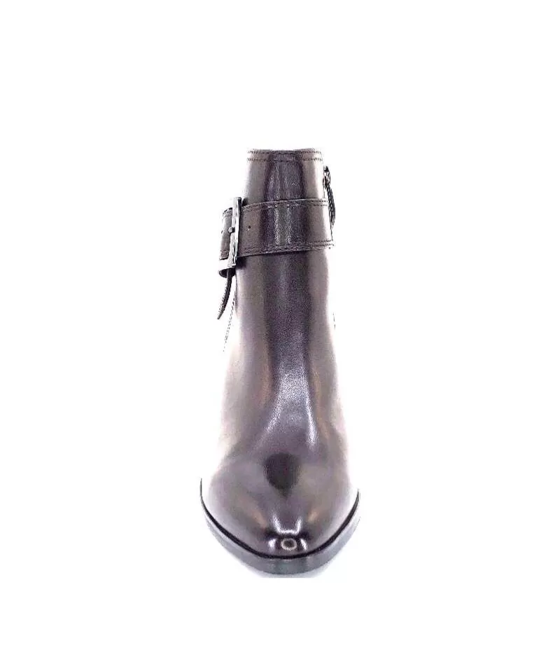 Regarde Le Ciel Taylor Cuir Marron Castagno-Femme Bottines