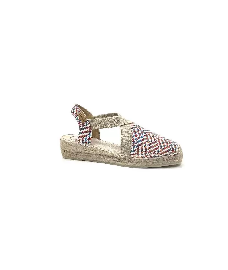 Toni Pons Vera Ms Textile Multicolore-Femme Espadrilles