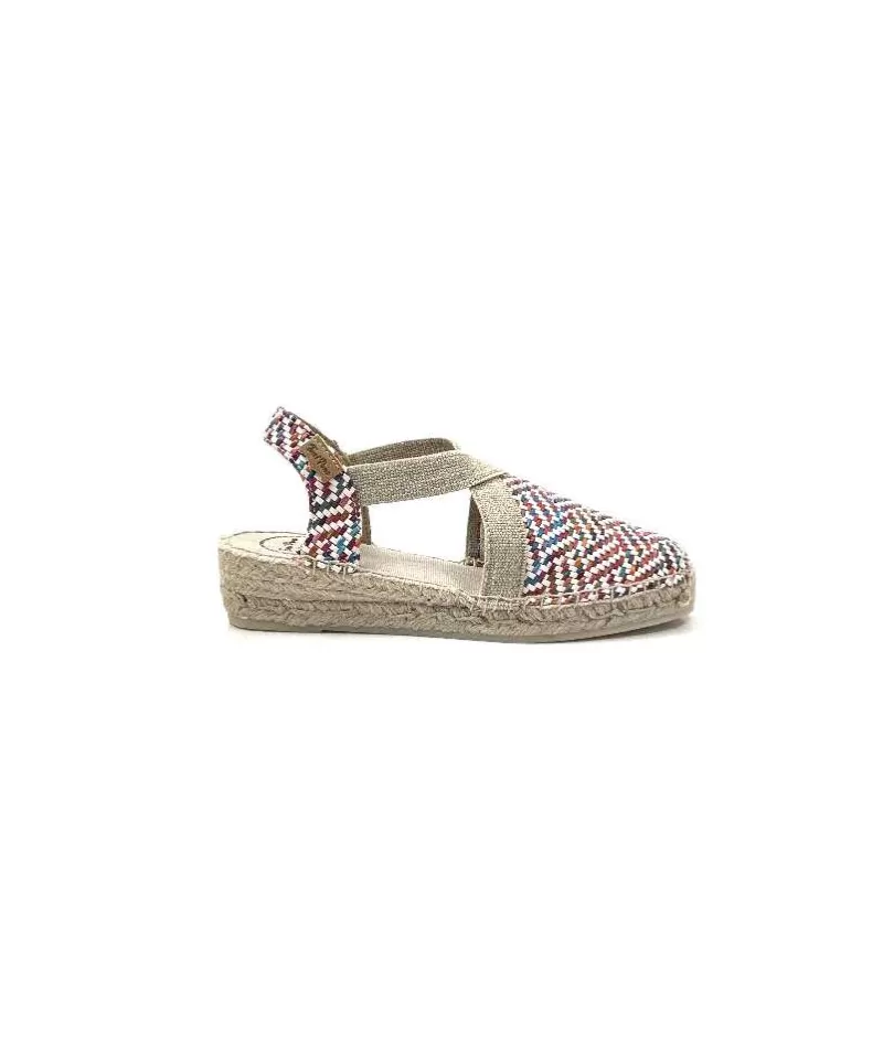 Toni Pons Vera Ms Textile Multicolore-Femme Espadrilles