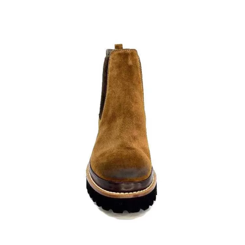 XSA 9176 London Daim Castagno-Femme Bottines